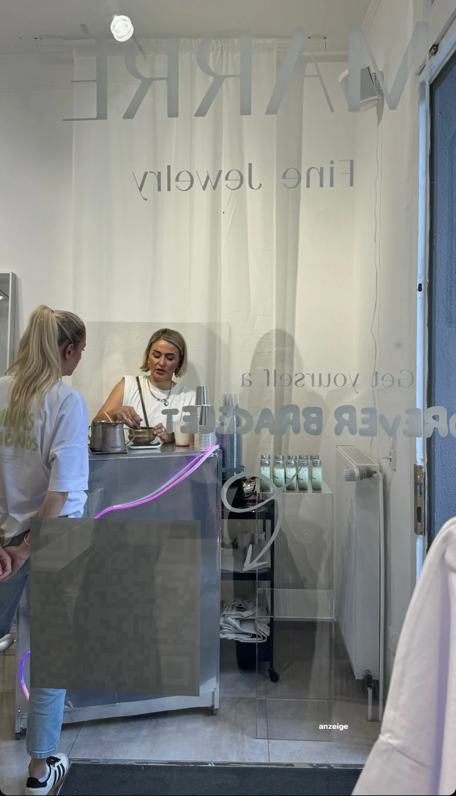 Mobile Matcha Bar beim MARREE Pop-up